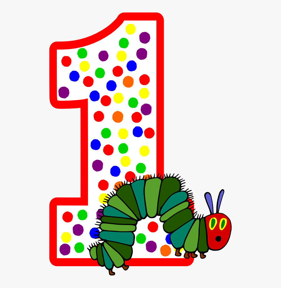 1st Birthday Hungry Caterpillar - Clipart Hungry Caterpillar Png, Transparent Clipart