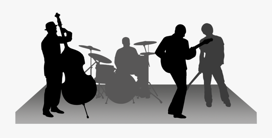 Rock Band Musical Ensemble Guitar Marching Band - Vector, Transparent Clipart