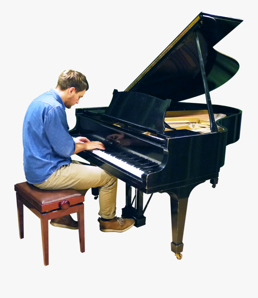 Playing Grand Piano Png Image - Person Playing Piano Png, Transparent Clipart