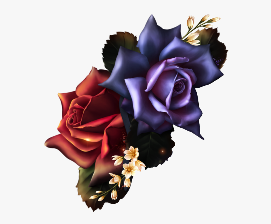 Moonbeam Goth Bouquet, Transparent Clipart