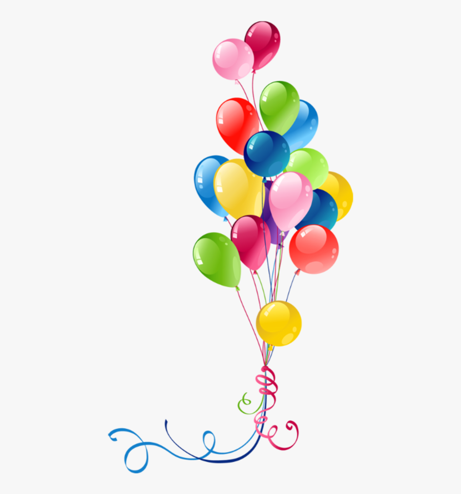 Clip Art Balloon Bouquets Clipart - Birthday Balloons Transparent Background, Transparent Clipart