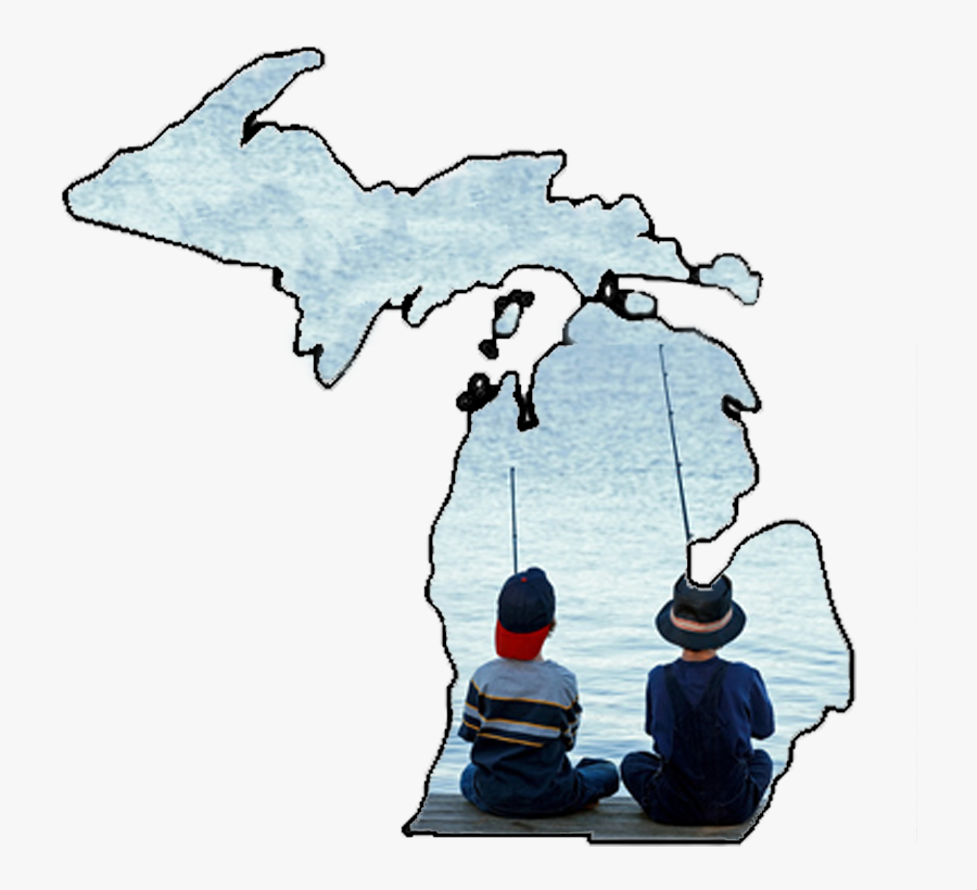 Best Photos Of Michigan Clip Art - Free Kids Fishing, Transparent Clipart