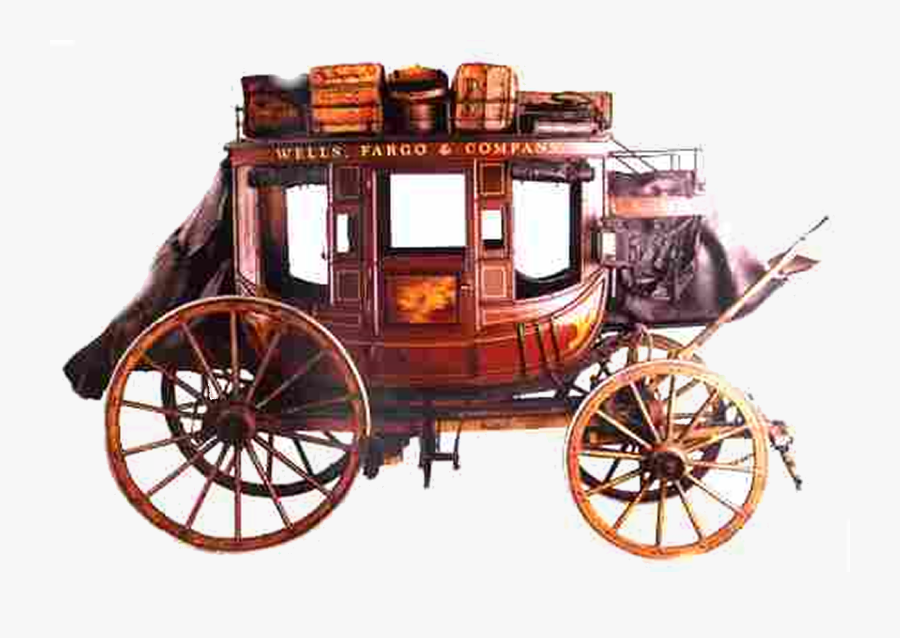 Stagecoach Of The Old West, Transparent Clipart