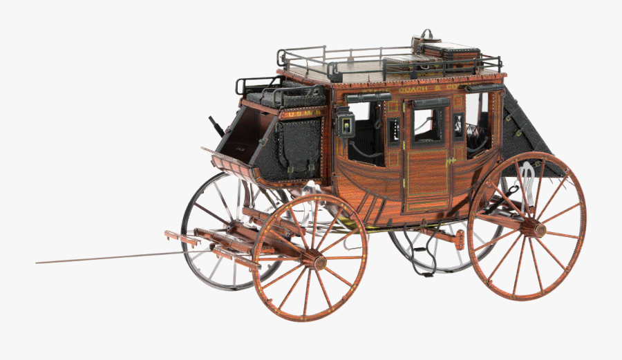 Transparent Stagecoach Png - Metal Earth Wild West, Transparent Clipart