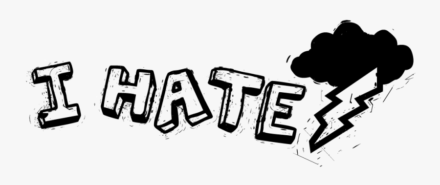 Clip Art Hate Pic - Things I Hate Png, Transparent Clipart