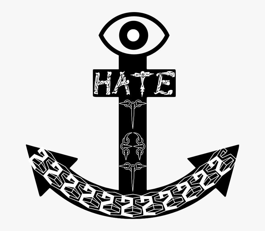 Hate Clipart Free For Download - Tattoo Hate Png, Transparent Clipart