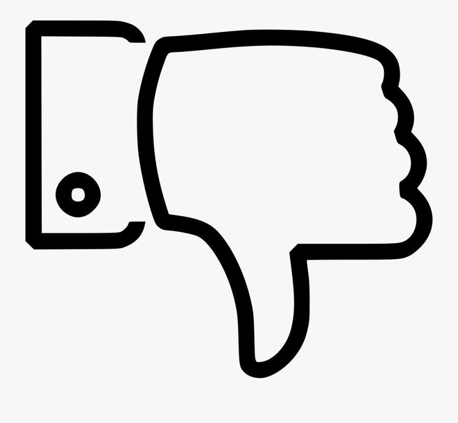 Hate Down Thumbdown Disagree - Hate Icon Png, Transparent Clipart