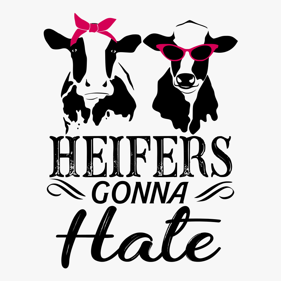 Transparent Hate Clipart - Dairy Cow, Transparent Clipart