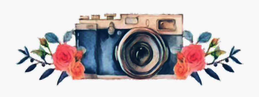 Flowers Pictures Sticker Freetoedit - Flower With Camera Png, Transparent Clipart