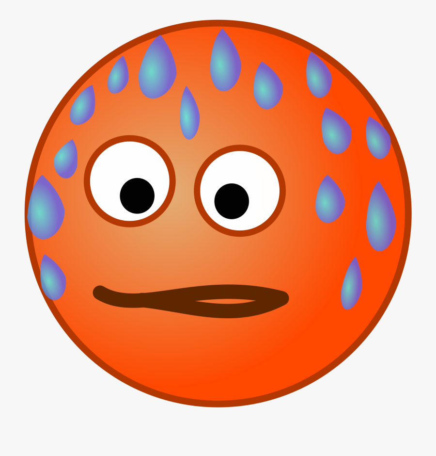 Hot Emoticon Png, Transparent Clipart