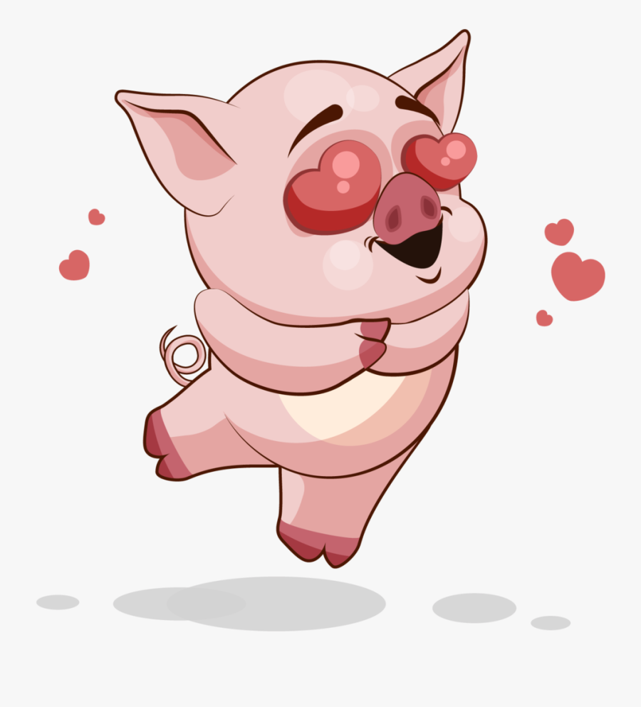 Imagenes De Amor Con Un Cerdo, Transparent Clipart