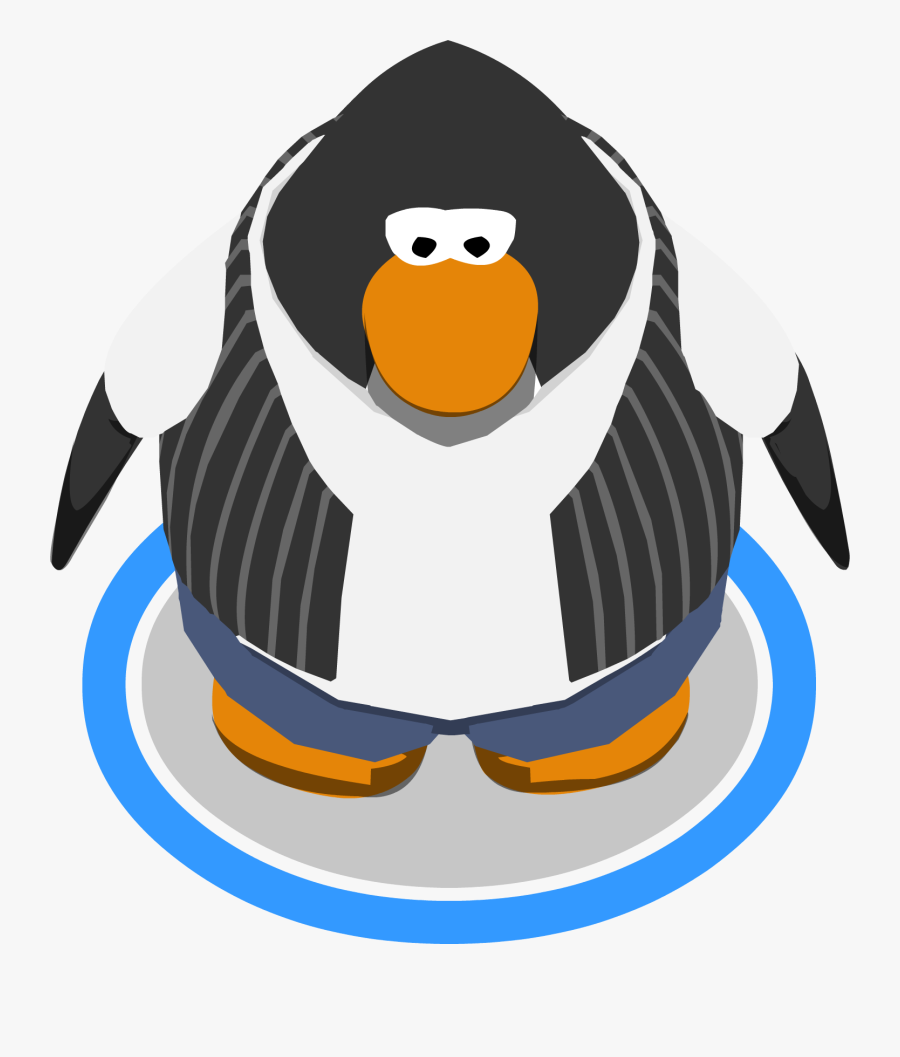 Petey K"s Black Vest And Jeans Ig - Club Penguin In Game, Transparent Clipart