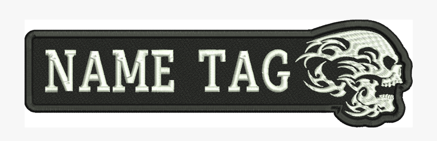 Biker Patch Png, Transparent Clipart