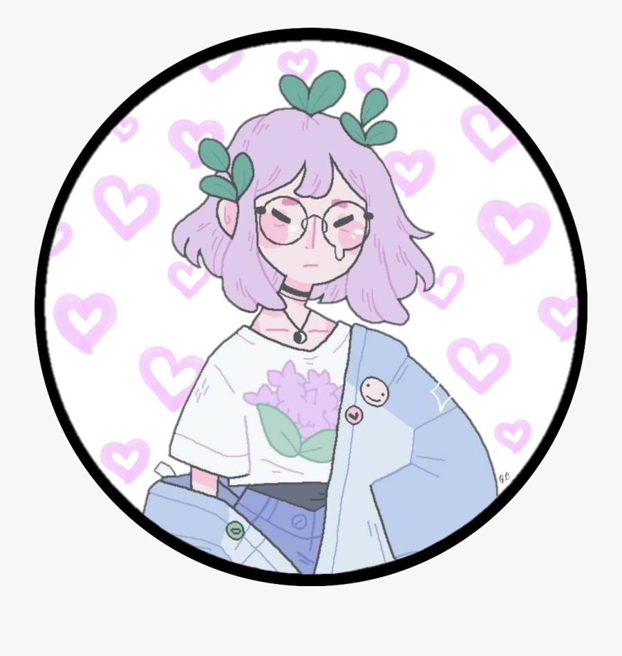 #lila #girl #purple #drawinf #plants #leaf #heart #circle - Aesthetic Drawings Of Best Friend, Transparent Clipart