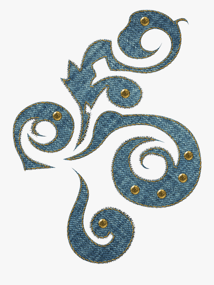 Denim Swirl By Melissa - Denim Clipart Png, Transparent Clipart