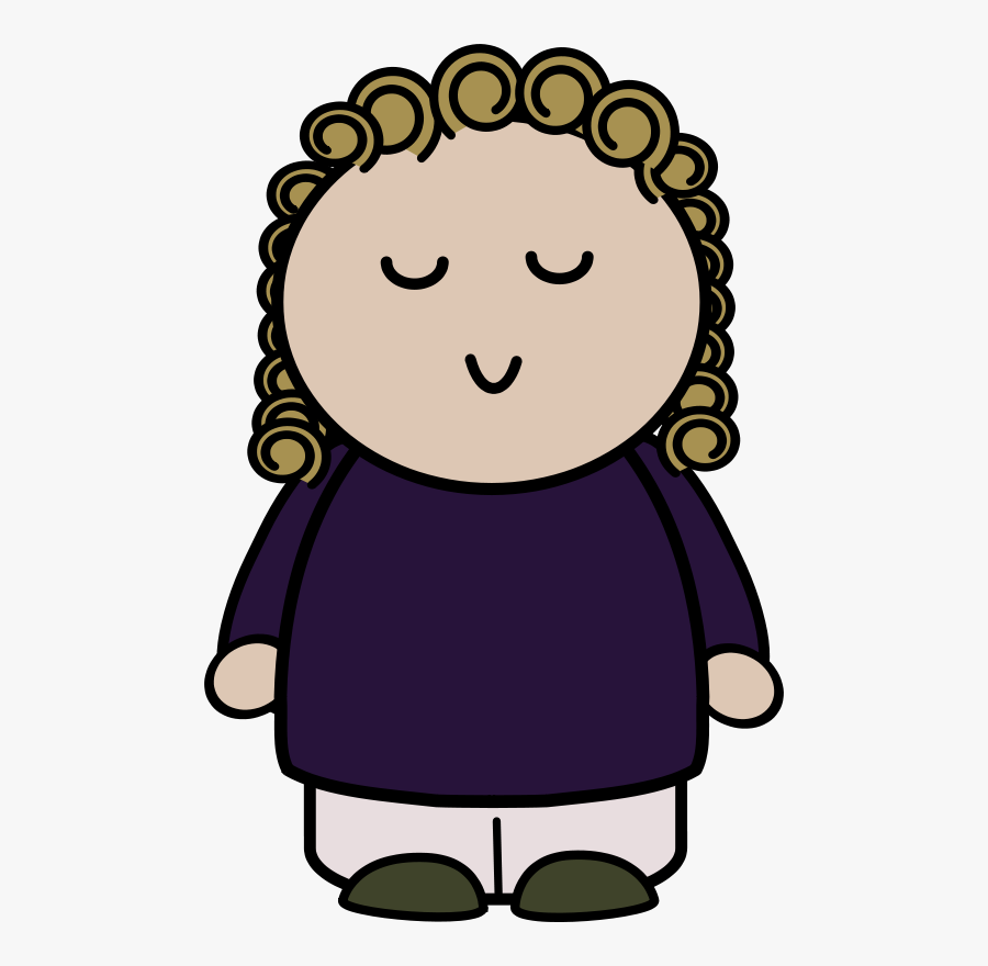 Cartoon Drawing Attitude Human Behavior Female Cc0 - Animasi Anak Berambut Keriting, Transparent Clipart