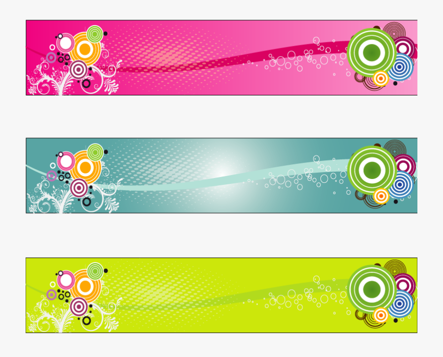 Colorful Banner - Free Banner Templates, Transparent Clipart