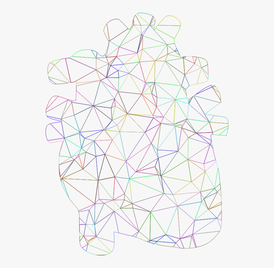 Anatomy Of The Heart Clipart - Line Art, Transparent Clipart