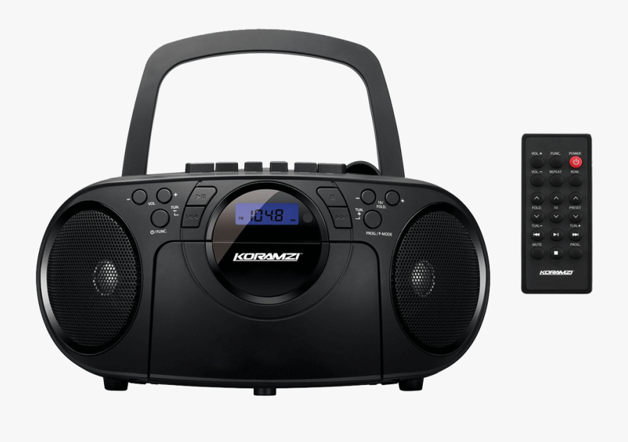 Koramzi Portable Cd Boombox Full Range Stereo Sound - Amazon Precios Radiograbadoras Zilvania, Transparent Clipart