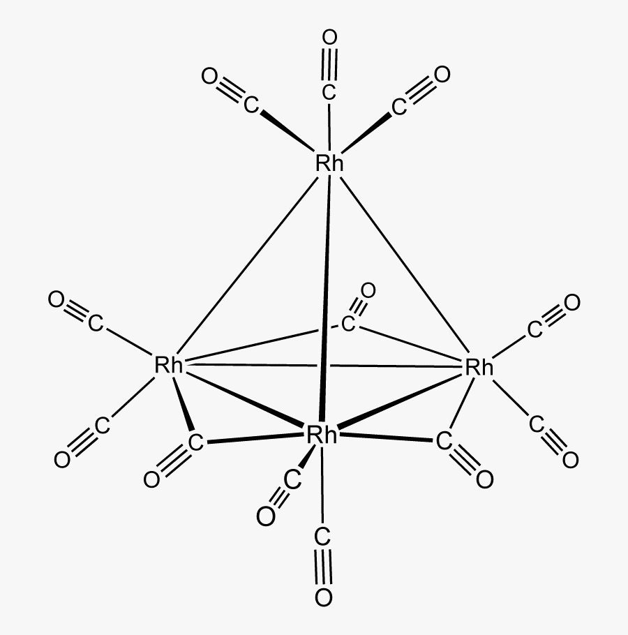 Rh4 12 - Co4 Co 12 Structure, Transparent Clipart