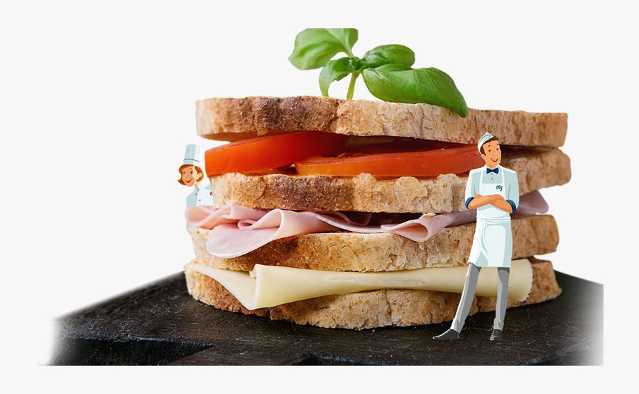 Transparent Bologna Sandwich Clipart - Fast Food, Transparent Clipart
