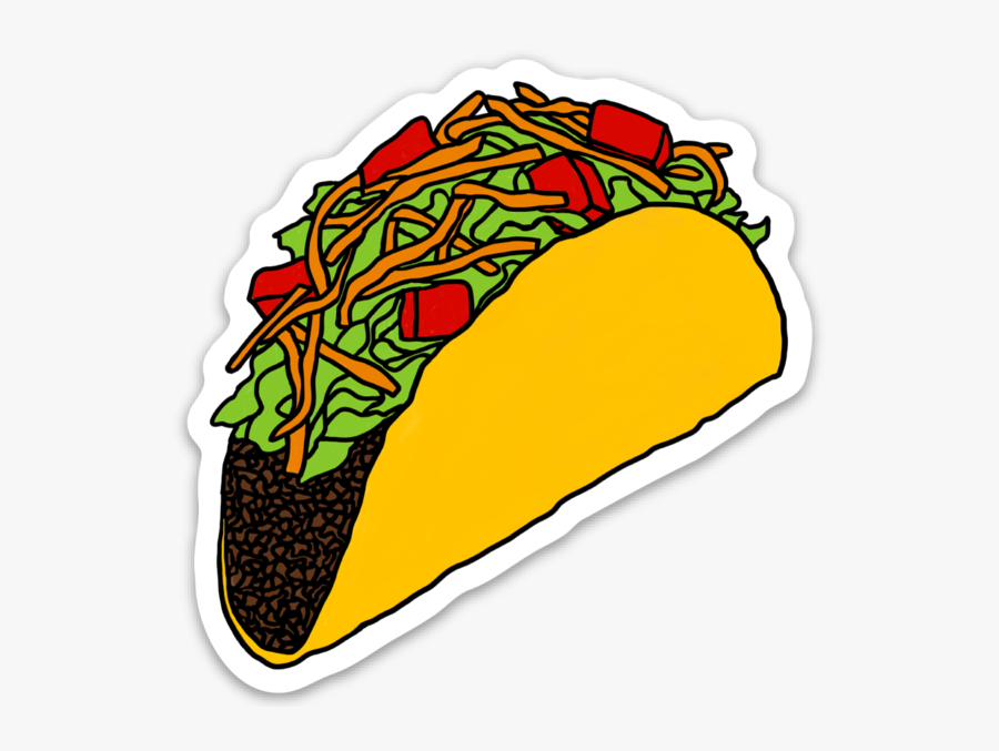 Stickers Tumblr Taco - Stickers Tumblr Tacos, Transparent Clipart