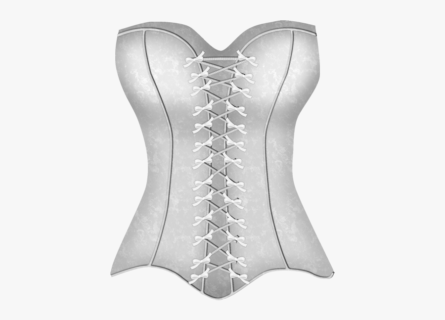 Clip Art Espartilho Branco - Lingerie Rosa Clipart, Transparent Clipart