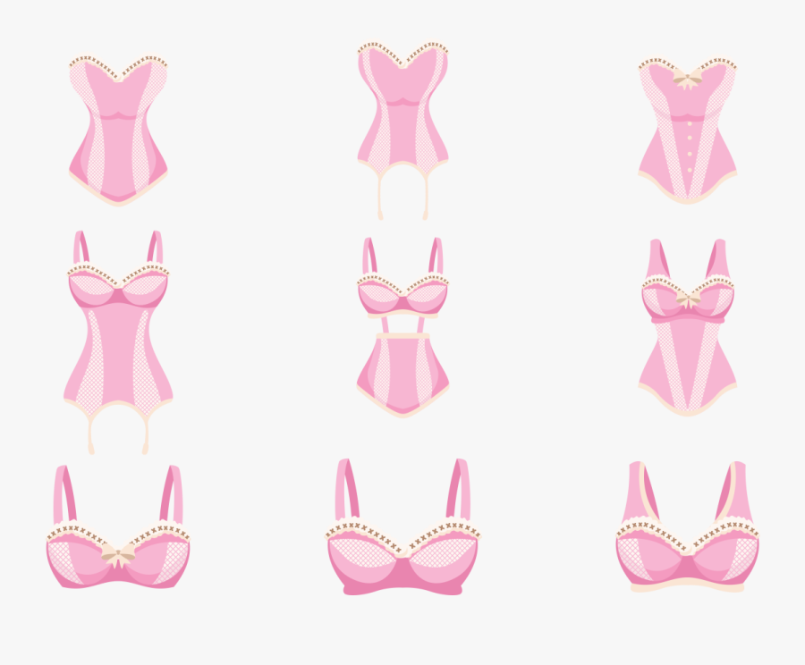 Icon Lingerie Png Rosa, Transparent Clipart