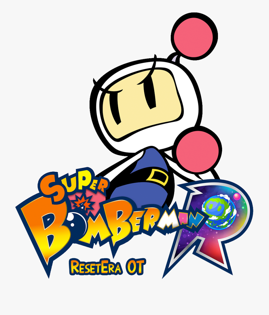 Super Bomberman R Logo, Transparent Clipart