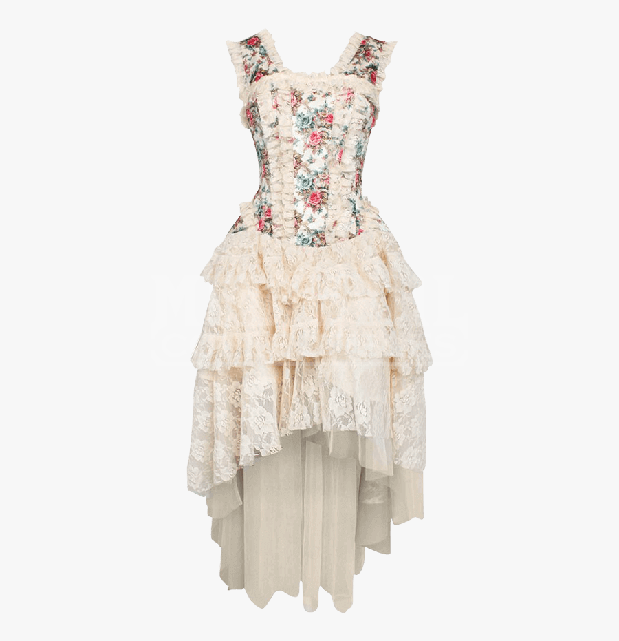 Victorian Corset Dress - Cocktail Dress, Transparent Clipart