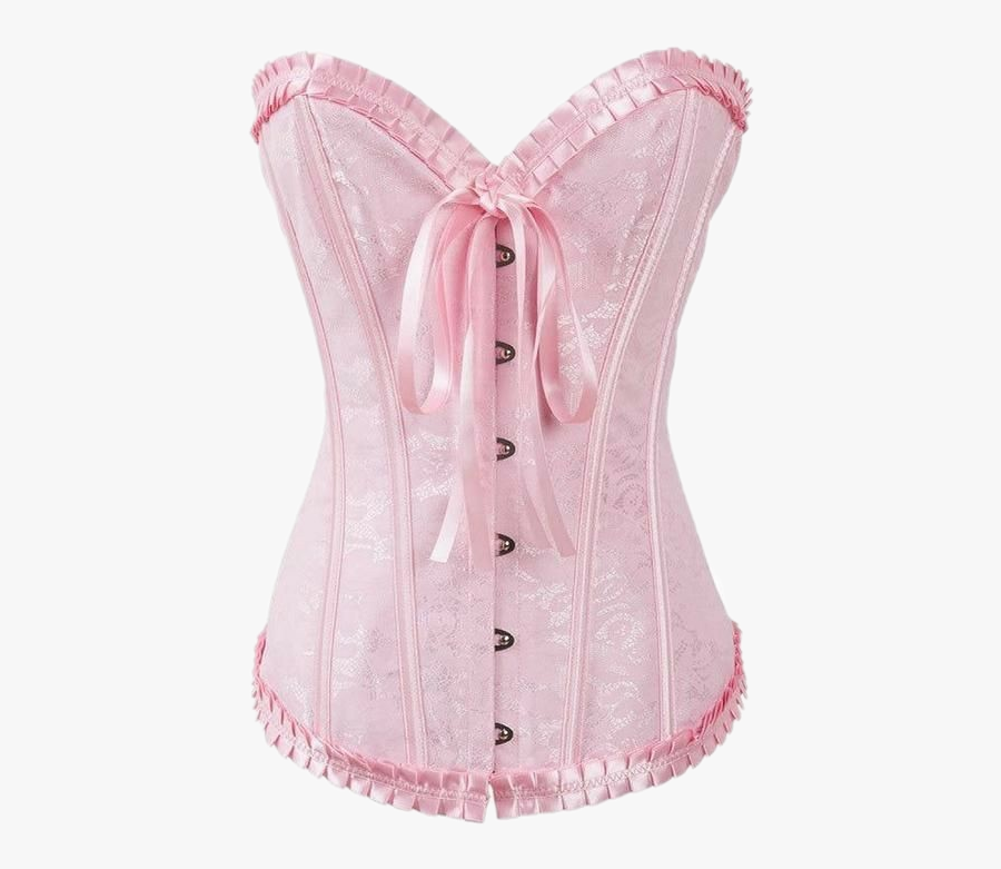 Corset Lingerie Pink Freetoedit - Corpete Rosa, Transparent Clipart