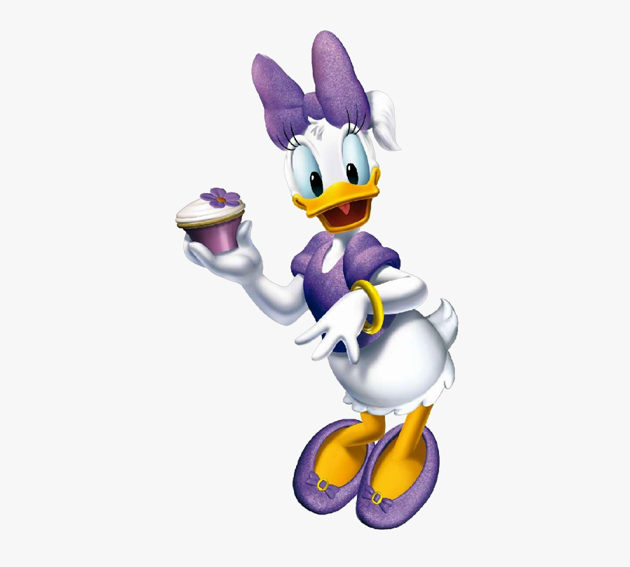 Daisy Duck Transparent Clipart - Mickey Mouse Daisy Png, Transparent Clipart