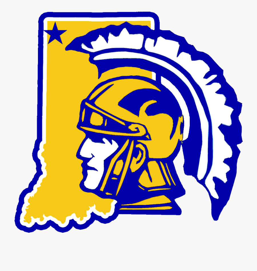 Highland High School Trojans Logo, Transparent Clipart