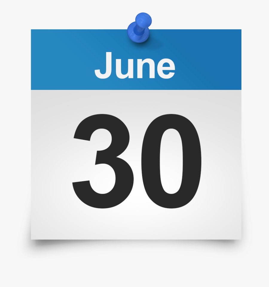 June 30 Calendar Icon Png , Png Download June 30 Calendar Png , Free