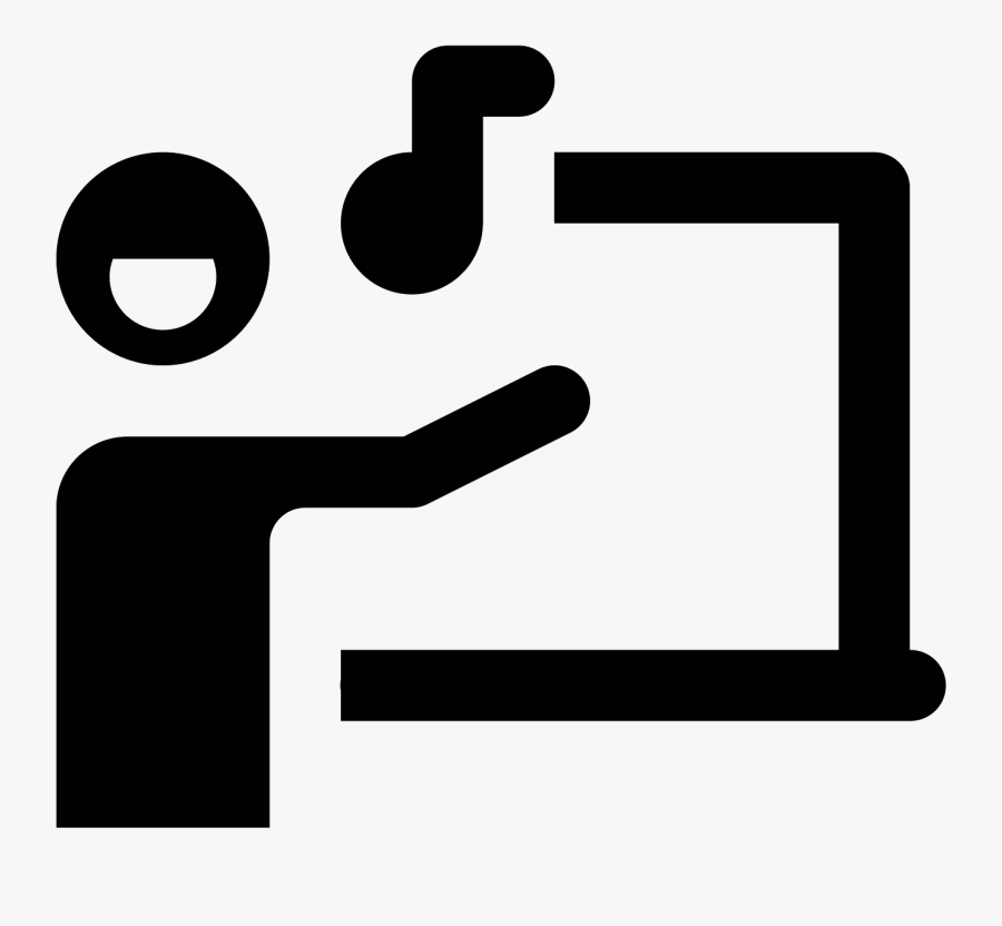 Nauczyciel Śpiewu Icon, Transparent Clipart