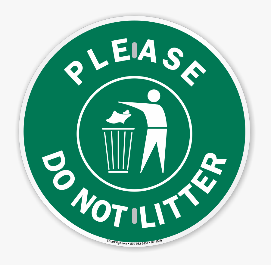 Please Do Not Litter Recycling Sign - Salad Gourmet Food Truck Pne, Transparent Clipart