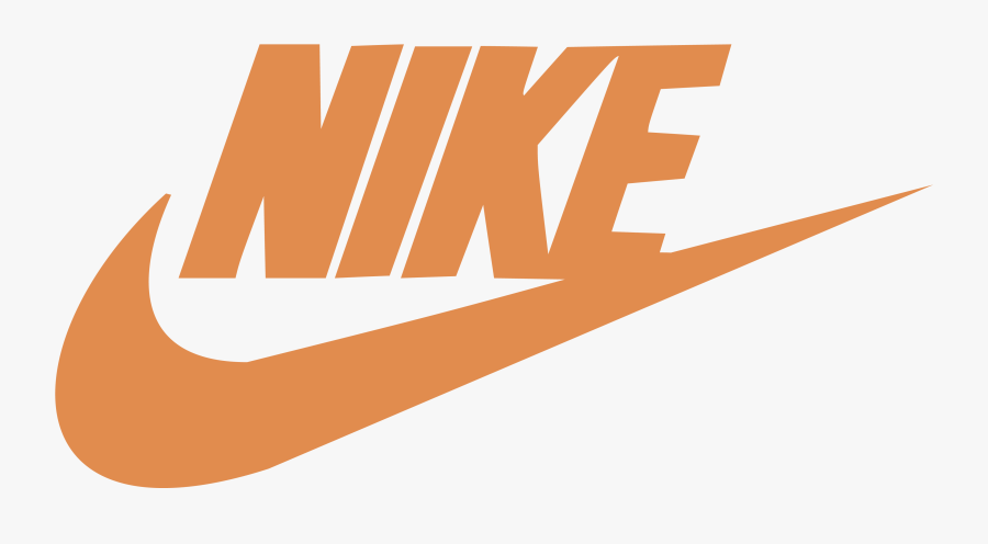 Nike Logo Orange Just Do Clipart , Png Download - Black And Orange Nike Logo, Transparent Clipart