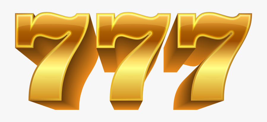 Three Seven Jackpot Png Clip Art - Graphic Design, Transparent Clipart