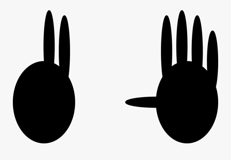 Countinghands-seven - Counting To Ten, Transparent Clipart