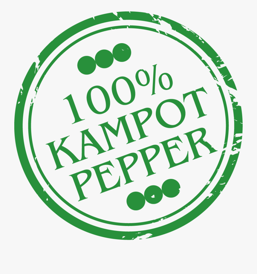 Transparent Green Pepper Png - Kampot Pepper Logo, Transparent Clipart