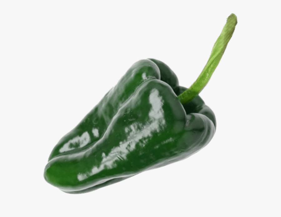 Transparent Green Pepper Png - Poblano Pepper Png, Transparent Clipart