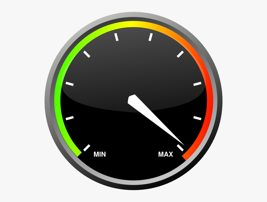 Fast Clipart Speed Meter - Car Speedometer Clipart , Free Transparent