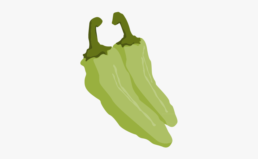 Banana Pepper - Illustration, Transparent Clipart