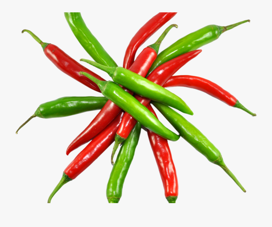 Red And Green Chillies, Transparent Clipart