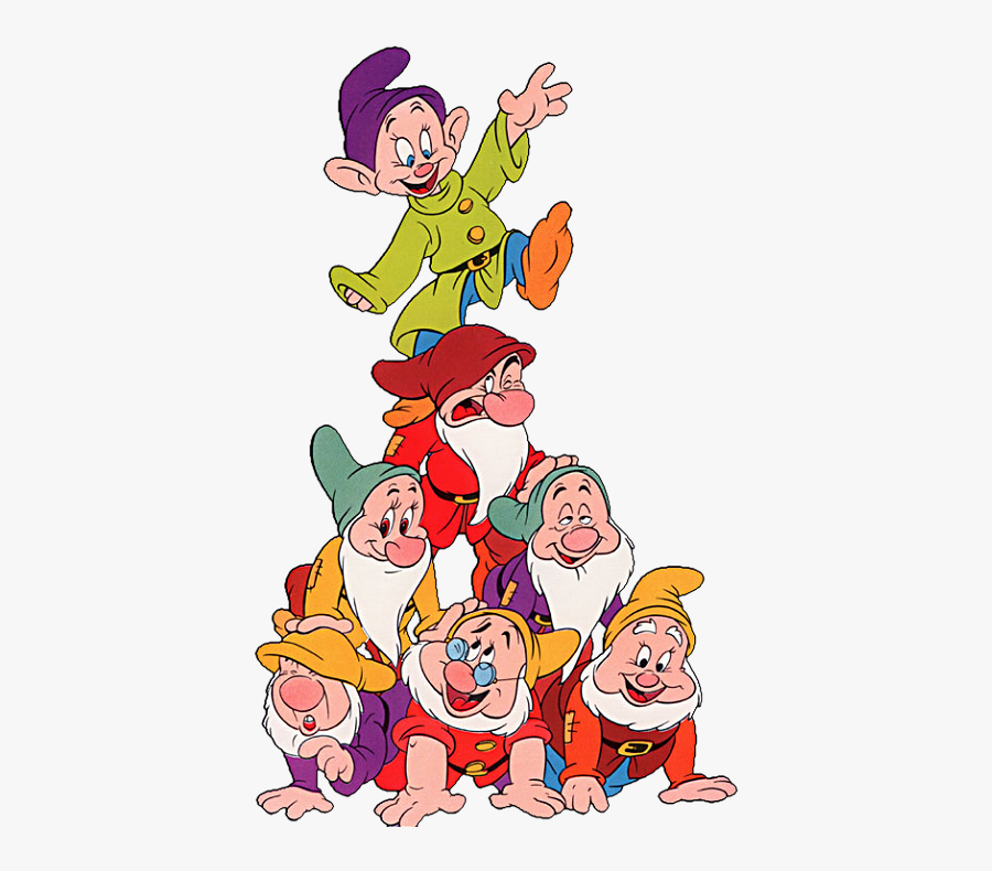 Snow White Seven Dwarfs, Transparent Clipart