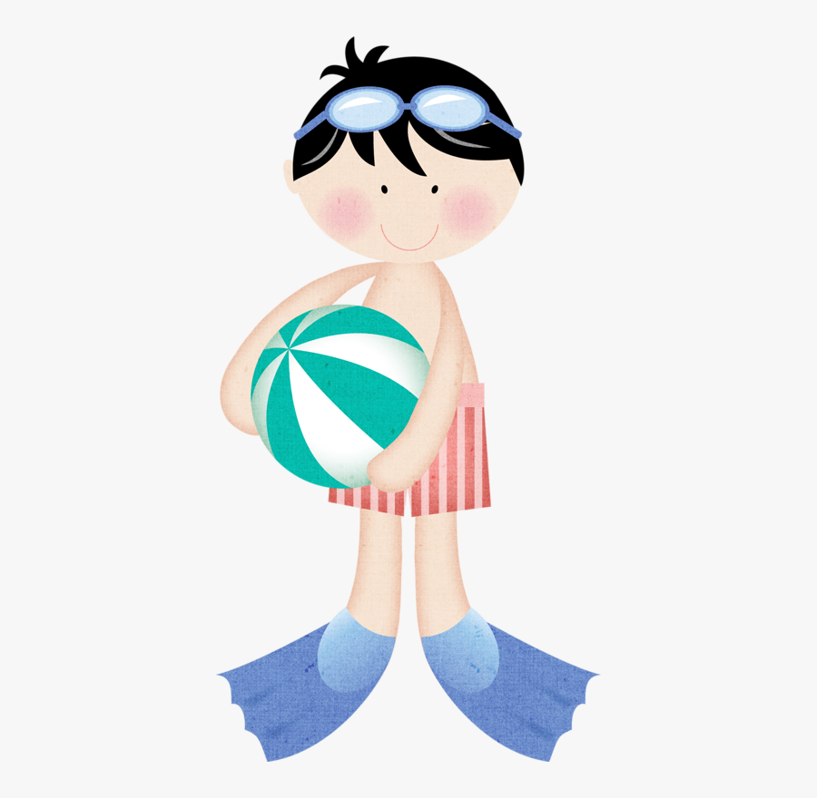 Clip Art Boy Swimsuit Clipart - Menino Natacao Cute Png, Transparent Clipart