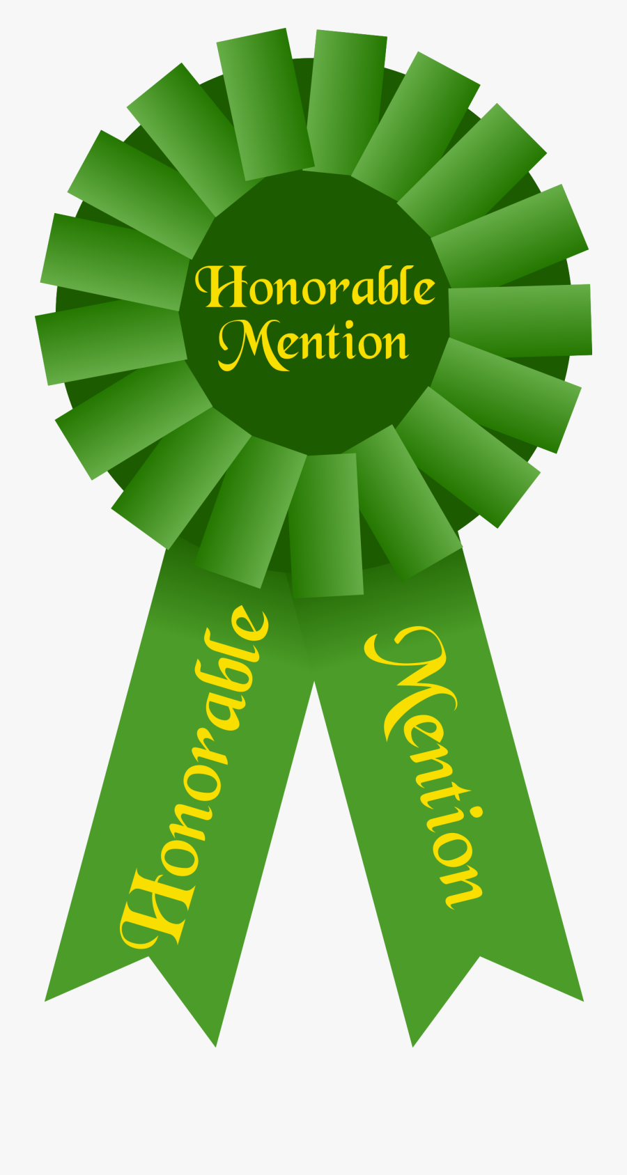 Green Ribbon Award Png, Transparent Clipart