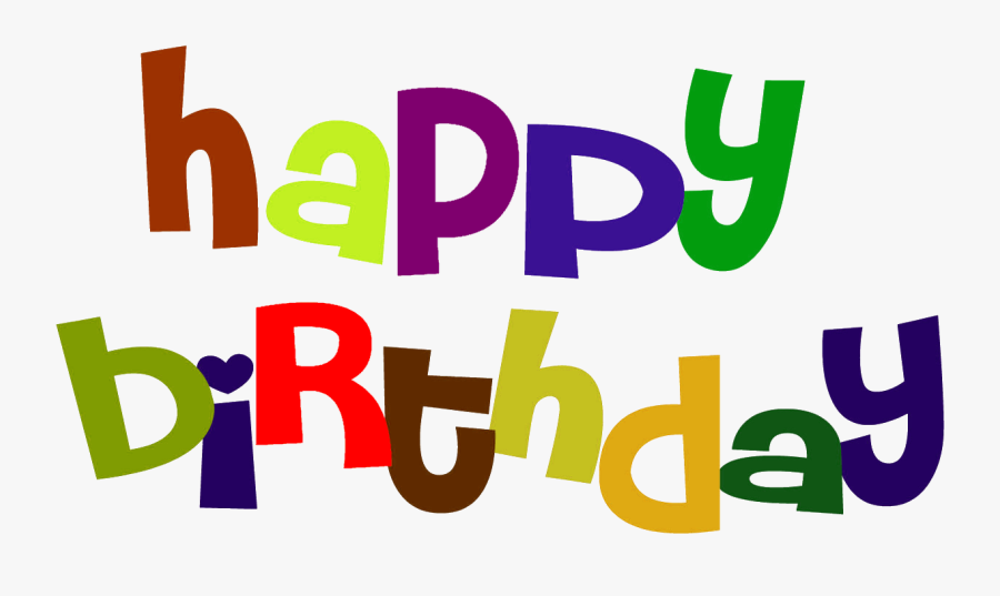 Transparent Fall Happy Birthday Clipart - Colorful Happy Birthday ...