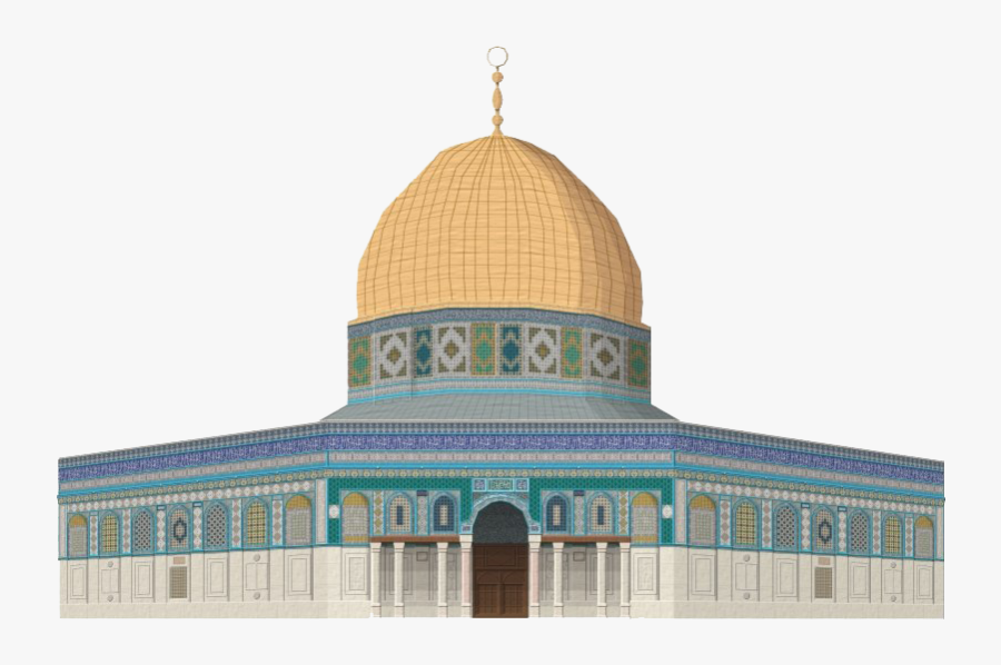Synagogue Transparent File - Drawing Dome Of The Rock, Transparent Clipart