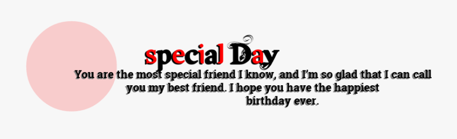 Happy Birthday In Png - Circle, Transparent Clipart